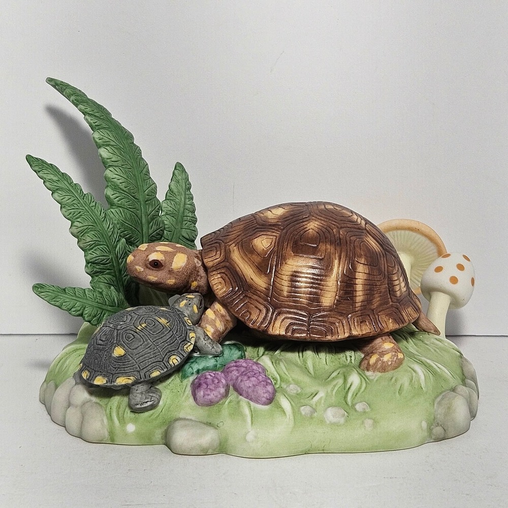 Lenox Mother's Delight Turtle Woodland Animals Porcelain Figurine Special Ed NIB